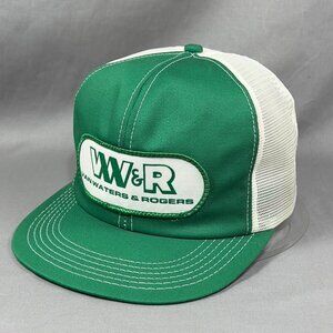 Vtg Van Waters & Rogers Snapback Hat Cap K-Brand Agriculture Farmer Rancher Mens